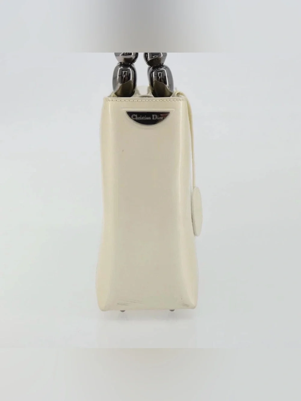 Christian Dior Maris Pearl Bag Patent leather Authentic